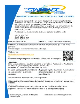 Summer 2025 flyer_Spanish